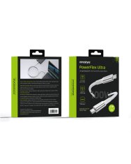 Innostyle INNOSTYLE POWERFLEX ULTRA KABEL USB-C HITRO POLNJENJE THUNDERBOLT 10GBPS 100W KEVLAR 2M SREBRN