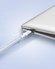 Innostyle INNOSTYLE POWERFLEX USB-C KABEL ZA HITRO POLNJENJE ZA IPHONE SAMSUNG 3A 60W KEVLAR 2M SREBRN