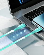 Innostyle INNOSTYLE JAZZY USB-C LIGHTNING MFI HITRI POLNILNI KABEL ZA IPHONE KEVLAR 1M ZELEN