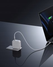 Innostyle Innostyle Super Cube Močan Hitri Polnilec Gan Travel Eu Us Uk Au 4X Usb Usb-C 100W Bela