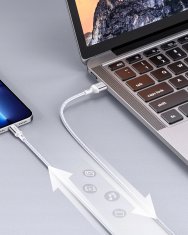 Innostyle INNOSTYLE POWERFLEX USB LIGHTNING MFI KABEL ZA HITRO POLNJENJE ZA IPHONE KEVLAR 2M SREBRN
