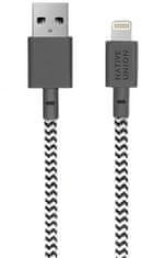 Native Union Belt Cable XL Lightning 3m, zebra