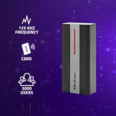 Qoltec RFID čitalnik bližinskih kartic in obeskov za ključe | EM | kartica | obesek za ključe | ABS