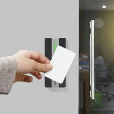 Qoltec RFID čitalnik bližinskih kartic in obeskov za ključe | EM | kartica | obesek za ključe | ABS