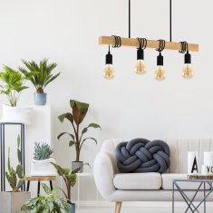 Toolight STROPNA VISEČA SVETILKA BOHO LINE APP974-4CP