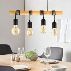 Toolight STROPNA VISEČA SVETILKA BOHO LINE APP974-4CP