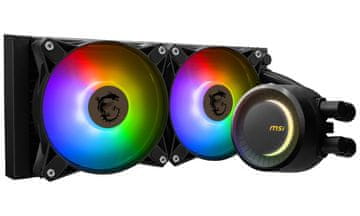 MSI Vodni hladilnik MAG CORELIQUID E240 CPU/ 2x 120mm ARGB ventilator/ podpora LGA1700