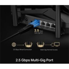 Mercusys MR90X - AX6000 WiFi 6 usmerjevalnik dvojni AP/WiFi usmerjevalnik, 3x GLAN, 1x GWAN/ 574Mbps 2.4/ 2402Mbps 5GHz