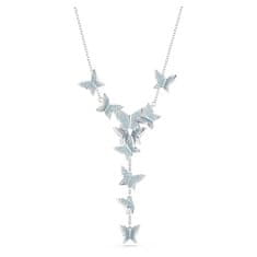 Swarovski Očarljiva ogrlica z metulji s kristali Y Lilia 5662179