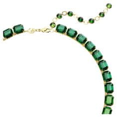 Swarovski Statement ogrlica z zelenimi kristali Millenia 5671257