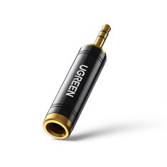 Ugreen UGREEN adapter / adapter iz 3,5 mm priključka na 6,5 / 6,35 mm mini priključek (siv)