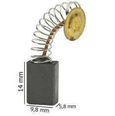 MAR-POL Set dveh karbonskih krtačk za elektromotor 5.8x9.8x14mm