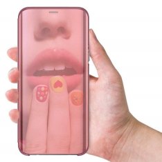 Nemo Ohišje HUAWEI Y5P Clear View Cover flip case pink