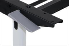 STEMA Okvir nagibne mize ZF-10. Dimenzije 146,5x68x72,2 cm. Okvir ima 4 kolesa, vključno z 2 z zavorami. Prašno lakirano v beli in črni barvi.