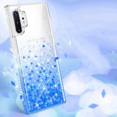 Nemo Ohišje IPHONE 12 PRO MAX Diamond Liquid Glitter blue