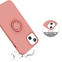 Nemo Ohišje IPHONE 13 MINI Silikonski obroč Magnetno stojalo roza