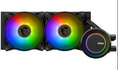 MSI Vodni hladilnik MAG CORELIQUID E240 CPU/ 2x 120mm ARGB ventilator/ podpora LGA1700