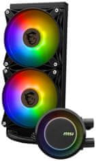 MSI Vodni hladilnik MAG CORELIQUID E240 CPU/ 2x 120mm ARGB ventilator/ podpora LGA1700