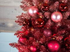 LAALU.cz Božično drevo umetna rdeča jelka Sid 150 cm s stojalom