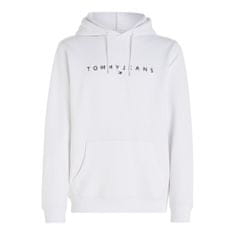 Tommy Hilfiger Športni pulover bela 189 - 193 cm/XXL REG LINEAR LOGO