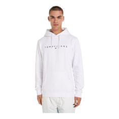 Tommy Hilfiger Športni pulover bela 189 - 193 cm/XXL REG LINEAR LOGO