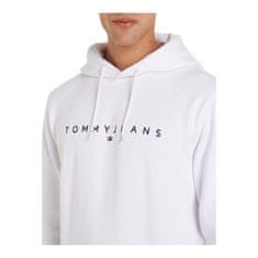 Tommy Hilfiger Športni pulover bela 189 - 193 cm/XXL REG LINEAR LOGO
