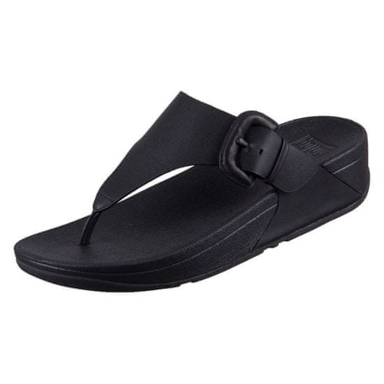 FitFlop Japanke črna Covered Buckle