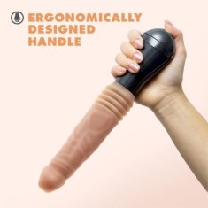 Blush VIBRATOR Dr. Skin Silicone Dr. Knight Thrusting