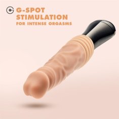 Blush VIBRATOR Dr. Skin Silicone Dr. Knight Thrusting
