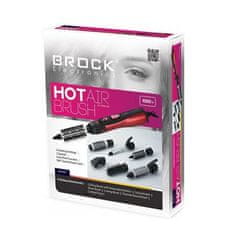 BROCK krtača na vroč zrak, črno-rdeča (HS 9006 RD)
