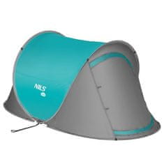 NILLS CAMP samorazširljivi šotor za plažo NC3743 turkizna