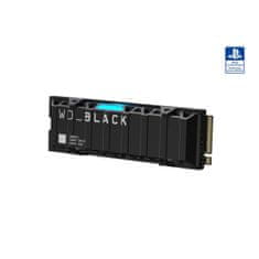 Western Digital SN850 Black SSD disk za PS5, NVMe, 1 TB (WDBBKW0010BBK-WRSN)