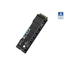 Western Digital SN850 Black SSD disk za PS5, NVMe, 1 TB (WDBBKW0010BBK-WRSN)