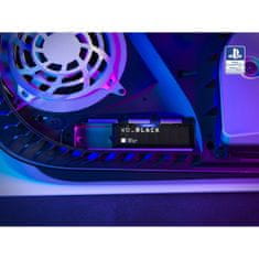Western Digital SN850 Black SSD disk za PS5, NVMe, 1 TB (WDBBKW0010BBK-WRSN)