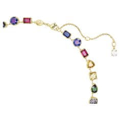 Swarovski Pozlačena ogrlica z barvnimi kristali Stilla 5662915