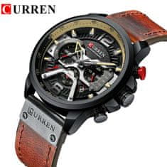 Curren CURREN 8329 quartz Moški vroče prodajo ure moški zapestje Quartz Watch Factory zapestne ure reloj relogio masculino Blue-Rose Gold