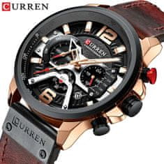 Curren CURREN 8329 quartz Moški vroče prodajo ure moški zapestje Quartz Watch Factory zapestne ure reloj relogio masculino Rose Gold Black