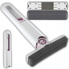 Korbi MINI MOP – MAJHNI RAVNI MOP Z OŽEMALNIKOM ZA ČIŠČENJE OKEN IN ŠČETKA ZA PRANJE