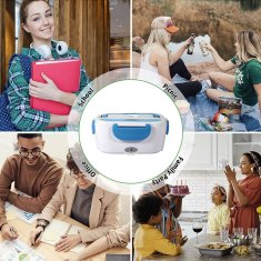 VivoVita Heating Lunch Box – Električna termo posoda, modra