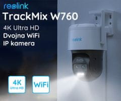 Reolink TrackMix W760 IP kamera, WiFi, 4K, nočno snemanje, LED