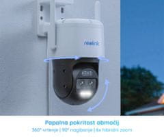 Reolink TrackMix W760 IP kamera, WiFi, 4K, nočno snemanje, LED