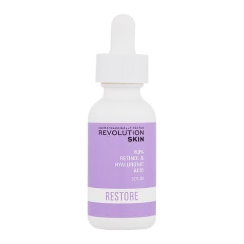 Revolution Skincare Restore 0.3% Retinol & Hyaluronic Acid Serum serum proti gubam za obraz za ženske