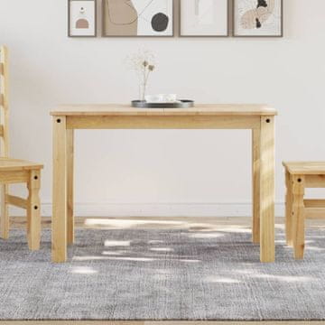 Vidaxl vidaXL Jedilna miza Panama, 117x60x75 cm, masivni borov les