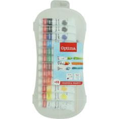 VSE ZA ŠOLO Barvice tempera 1/12 12ml pvc ohišje