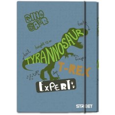 VSE ZA ŠOLO Mapa z elastiko a4 1cm street dino