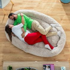 InnovaGoods Antistresna Fluffy postelja XXL bež