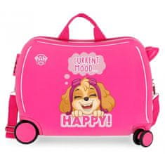 Jada Toys Otroški potovalni kovček na kolesih / otroški voziček PAW PATROL Pink, 38L, 2199823
