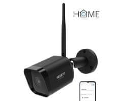iGET Kamera HOME CS6 Black - kamera WiFi IP FullHD 1080p, nočni vid, dvosmerni zvok, IP65