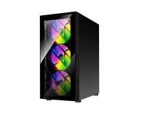 FSP CMT192/Midi Tower/Transpar./Črna