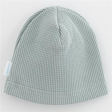 NEW BABY Otroška bombažna kapa Luksuzna oblačila siva - 92/98